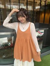 將圖片載入圖庫檢視器 #VHT641 // &lt;2 ways&gt; 窩 夫 格 紋 綁 帶 外 搭
