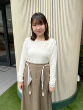 將圖片載入圖庫檢視器 #VHT669 // 春 日 蝴 蝶 結 薄 針 織 上 衣
