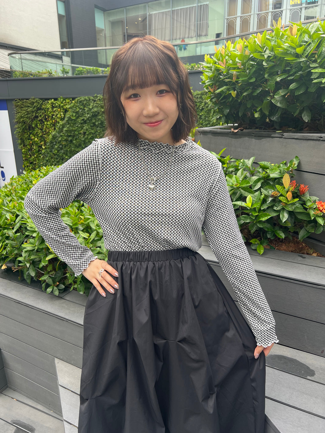 #VHT644 // 小 格 子 Basic Tee