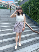 將圖片載入圖庫檢視器 #VHB466 // 小 資 女 綁 帶 西 裝 短 裙
