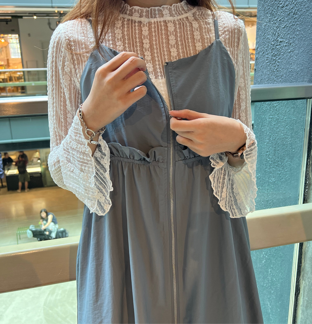 #VHT531 // 喇 叭 手 袖 Lace Tee