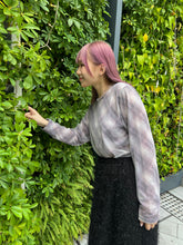 將圖片載入圖庫檢視器 #VHT640 // 雙 層 菱 格 紗 紗 上 衣
