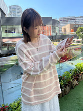 將圖片載入圖庫檢視器 #VHT651 // 溫 柔 橫 間 寬 鬆 針 織 衫
