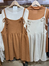 將圖片載入圖庫檢視器 #VHT641 // &lt;2 ways&gt; 窩 夫 格 紋 綁 帶 外 搭
