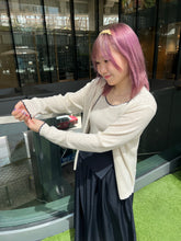 將圖片載入圖庫檢視器 #VHT638 // 拼 色 波 浪 邊 套 裝
