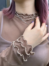 將圖片載入圖庫檢視器 #VHT637 // 透 透 木 耳 邊 Basic Tee
